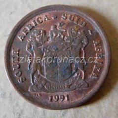 Afrika jižní (Jihoafrická rep.) - 1 cent 1991
