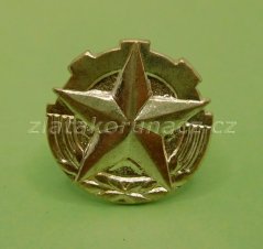 Požárnický čepicový stříbrný