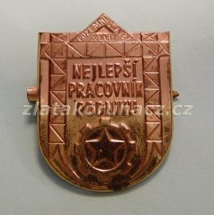 Nejlepší pracovník podniku Pozemní stavby Karlovy Vary