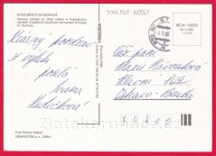 Nové Město na Moravě - Vratislavovo náměstí s tradičním pouťovým jarmarkem