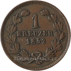 Baden - 1 Krejcar 1852