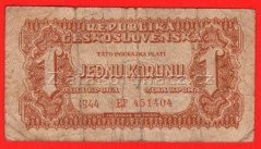 1 koruna 1944 EP