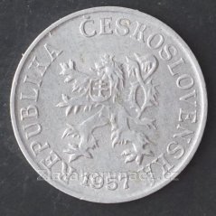 1 haléř 1957