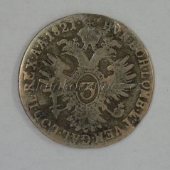 3 Krejcar 1821 A