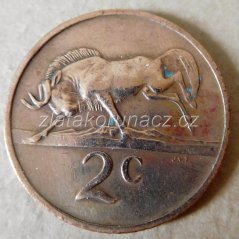 Afrika jižní (Jihoafrická rep.) - 2 cent 1976