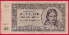 1000 Kčs 1945 29 E