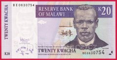 Malawi - 20 Kwacha 2007