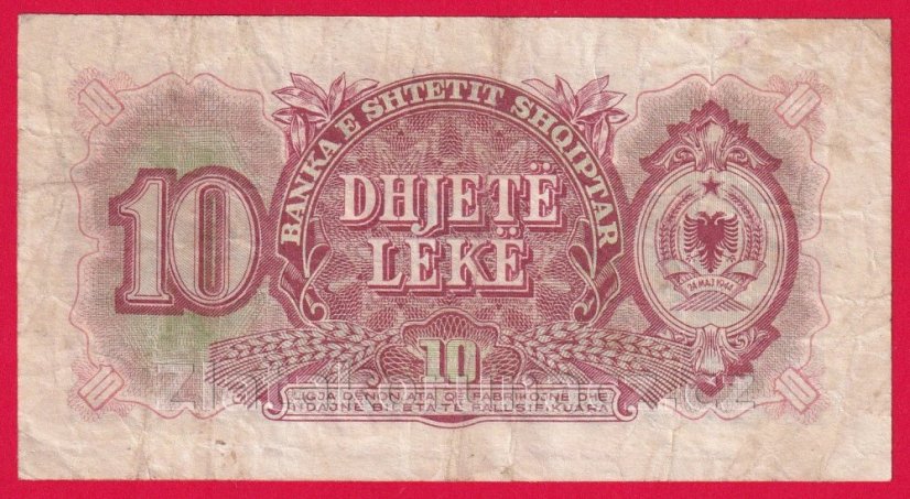 Albánie - 10 Lekë 1957