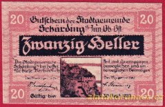 Schärding - 20 haléřů - 1920