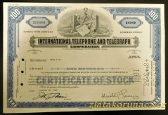 USA - International Telephone and Telegraph Corp. - 1968