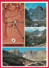 Vysoké Tatry - Skalnatá Dolina mapka