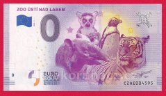0 Euro souvenir - Zoo Ústí nad Labem