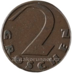 Rakousko - 2 groschen 1930