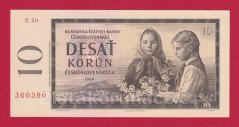 Československo - 10 korún - 1960 E 50