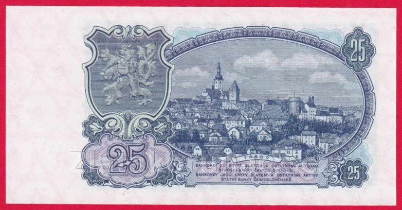 25 Kčs 1953 MH - český číslovač
