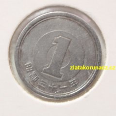 Japonsko - 1 yen 1956 (31)
