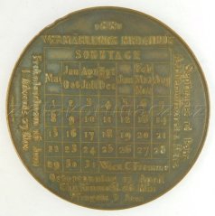 Rudolf  a Stefanie -  Vzpomínka na svatbu 1881-kalendář