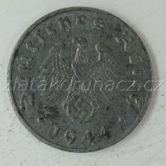 Německo - 1 Reichspfennig 1944 A