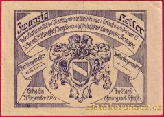 Wieselburg - 20 haléřů - 1920