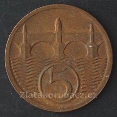 5 haléř 1927