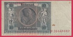 Německo - 10 Reichsmark 22.1.1929 - série D-G- 8 m.č.