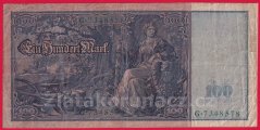 Německo - 100 mark 21.4.1910 - série G-zelený