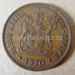 Afrika jižní (Jihoafrická rep.) - 2 cent 1970