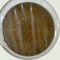 Anglie - 1/2 penny 1940