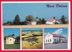 Nová Dědina - kostel, rybářská restaurace
