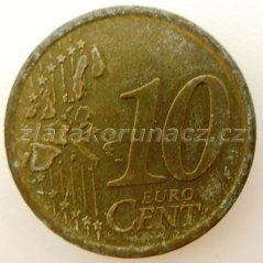 Itálie - 10 Cent 2002