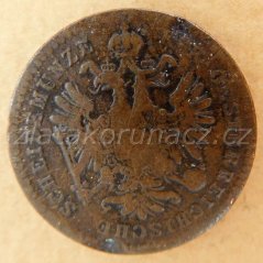 1 krejcar F.J.I.-1858 B