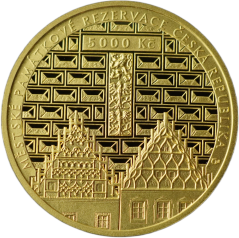 2025 - 5 000 Kč Moravská Tábor - Městské památkové rezervace Proof