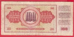 Jugoslávie - 100 Dinara 1981