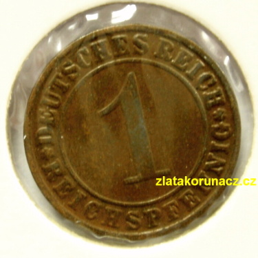 Německo - 1 Reichspfennig 1934 E