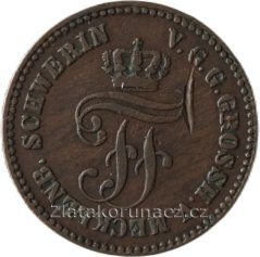 Mecklenburg - Schwerin - 1 pfennig 1872 B