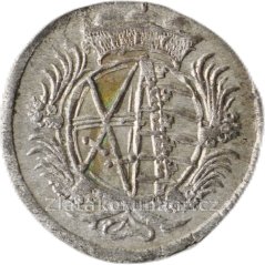 Německo - Sasko - 1 Pfennig 1695 Friedrich August