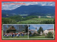 Rožnov pod Radhoštěm - Pohled na Radhošť, Valašské muzeum v přírodě, náměstí