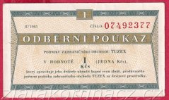 1 TKčs-Tuzexová poukázka II/1985