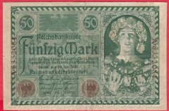 Německo - 50 mark 23.7.1920 - série A