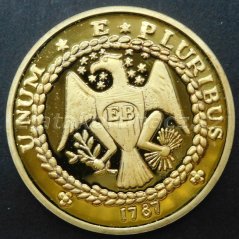 Replika Brasher Dublon z roku 1787