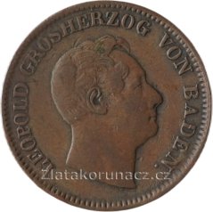 Baden - 1 Krejcar 1852
