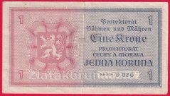 1 koruna 1940 D 080