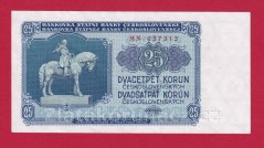 25 Kčs 1953 MN - český číslovač