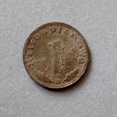 Německo-1 Reichspfenig 1937 D