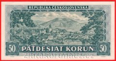 50 Kčs 1948  A 20 ,perf. 3m.d.