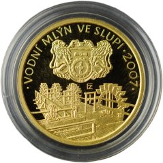 2007- 2 500 Kč - Vodní mlýn ve Slupi Proof