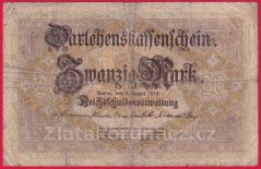 Německo - 20 mark 5.8.1914 - série Q