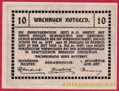 Spitz an der Donau - 10 haléřů - 1920 - lila