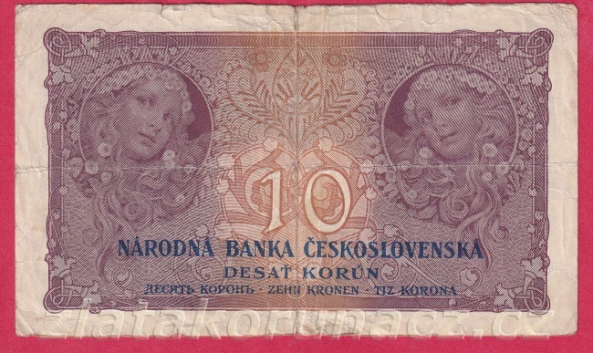10 korun 1927 s. N 194