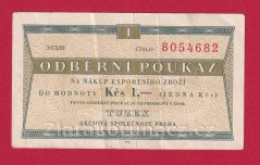 1 Tkčs - Tuzexová poukázka 1973/ III